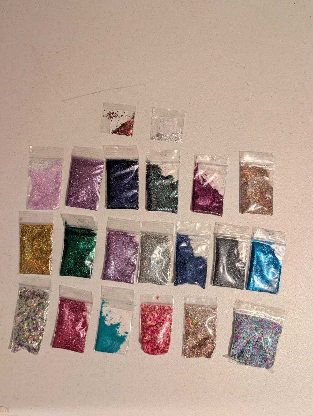 Assorted Glitter Flakes Variety Pack - Multi Color